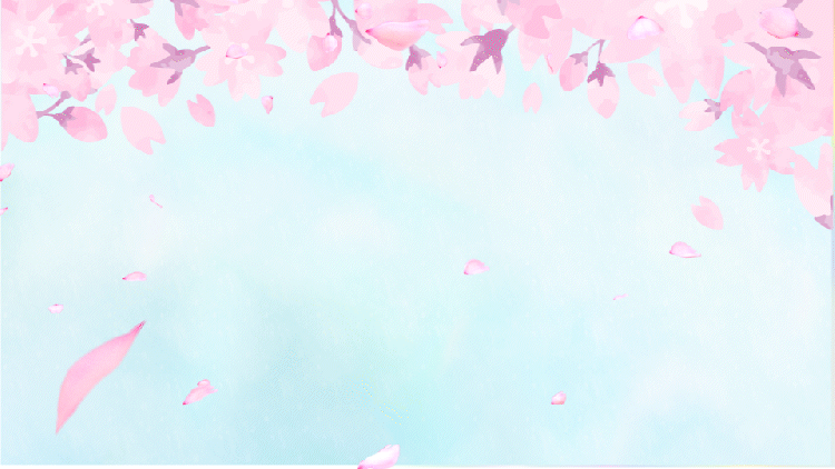 桜がおしゃれな卒業タイトル