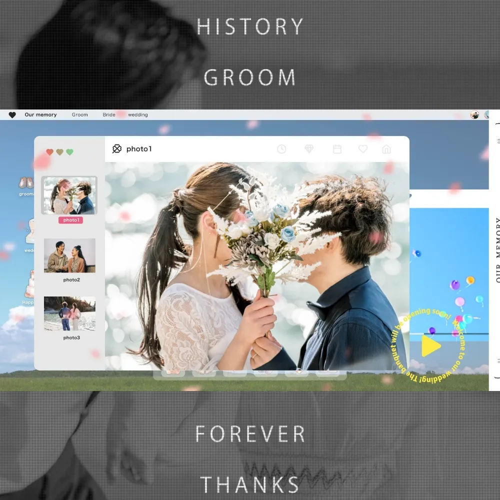 MoreAPP! オープニングムービー｜想いが届く。伝わる。結婚式ムービー