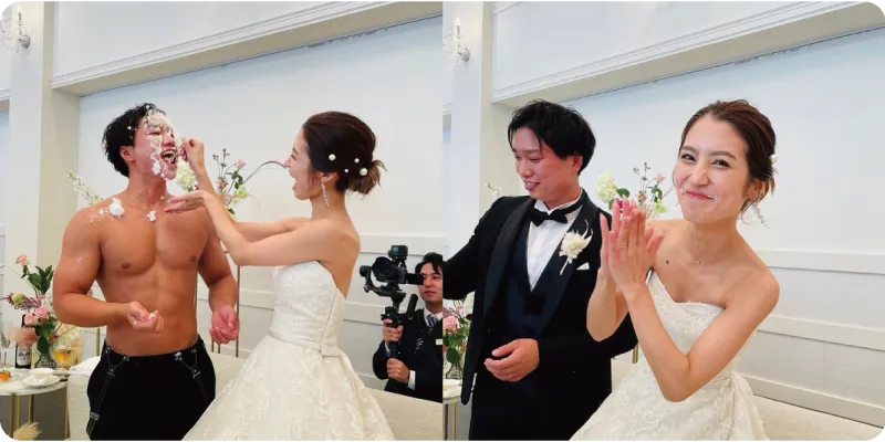 結婚式の様子