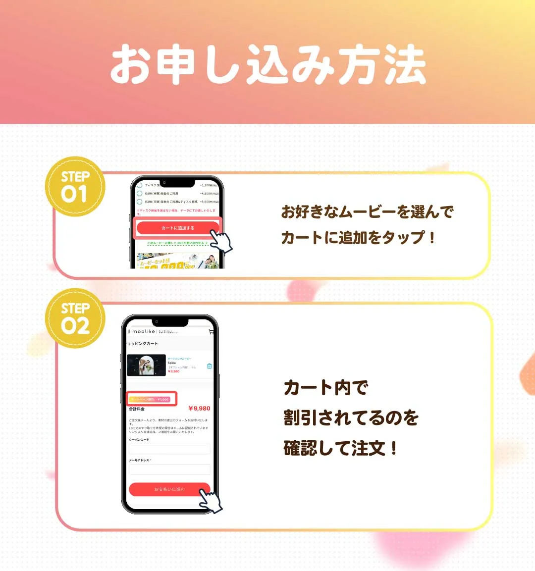 クーポン使用方法